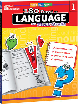 cover image of 180 Days of Language for First Grade